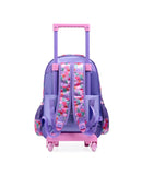 Kit Mochila Temático Oceano com Mochila de Rodinhas + Lancheira + Estojo