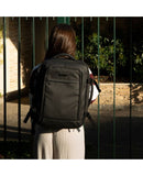 Kit de Mochila de Viagem Attack Preta e Bomba de Sucção Elétrica Portátil