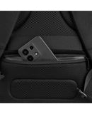 Mochila de Viagem Grande Expansível Preta