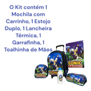 Kit Sonic 2026 com 3 itens